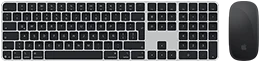 Vista desde arriba de un Magic Keyboard con Touch ID y un Magic Mouse